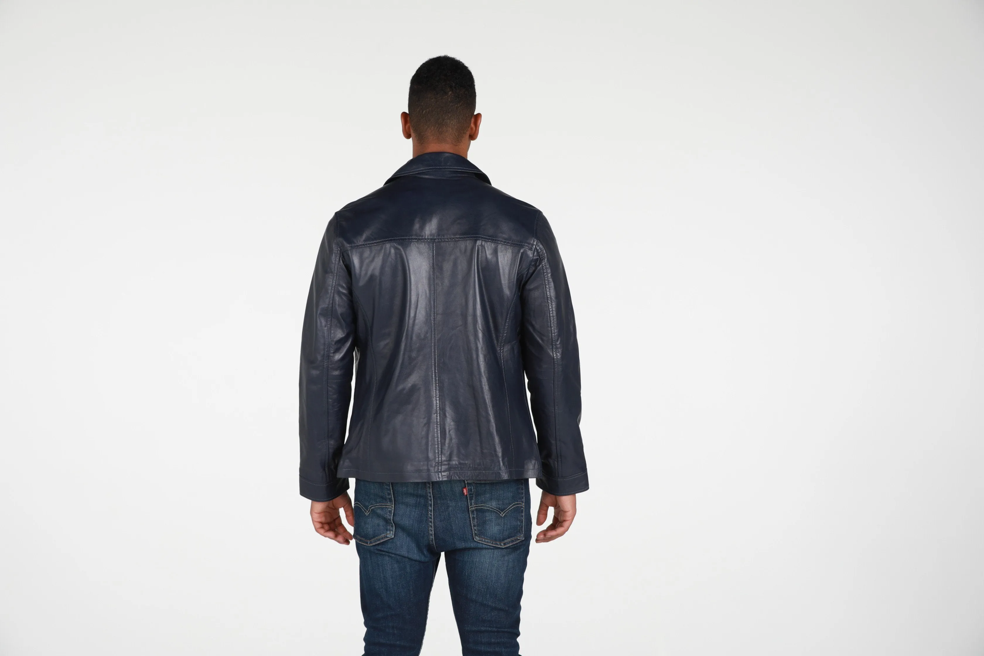 Abbyse Mens Leather Jacket Lambskin - New!