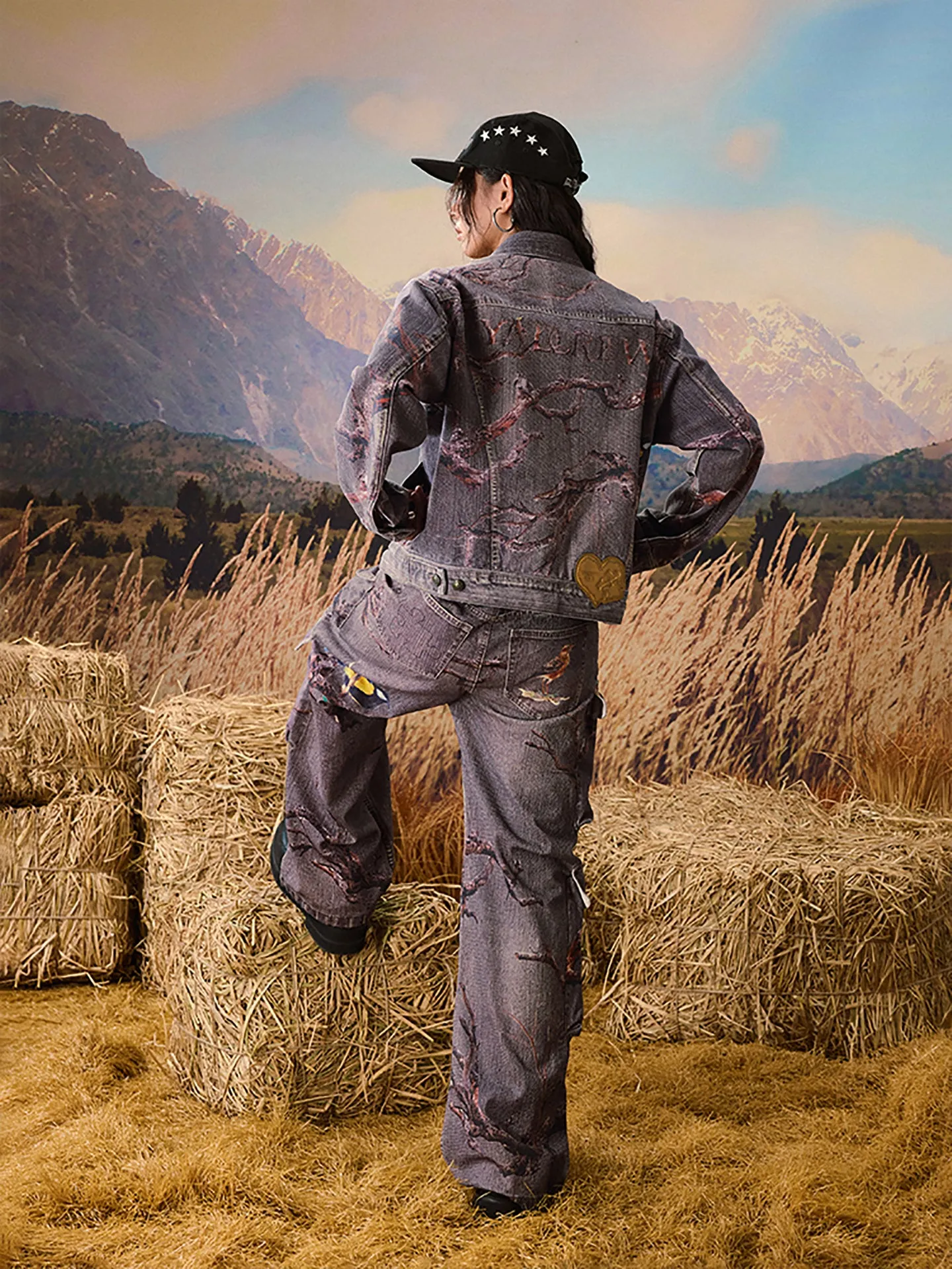 Autumn Forest Denim Jacket