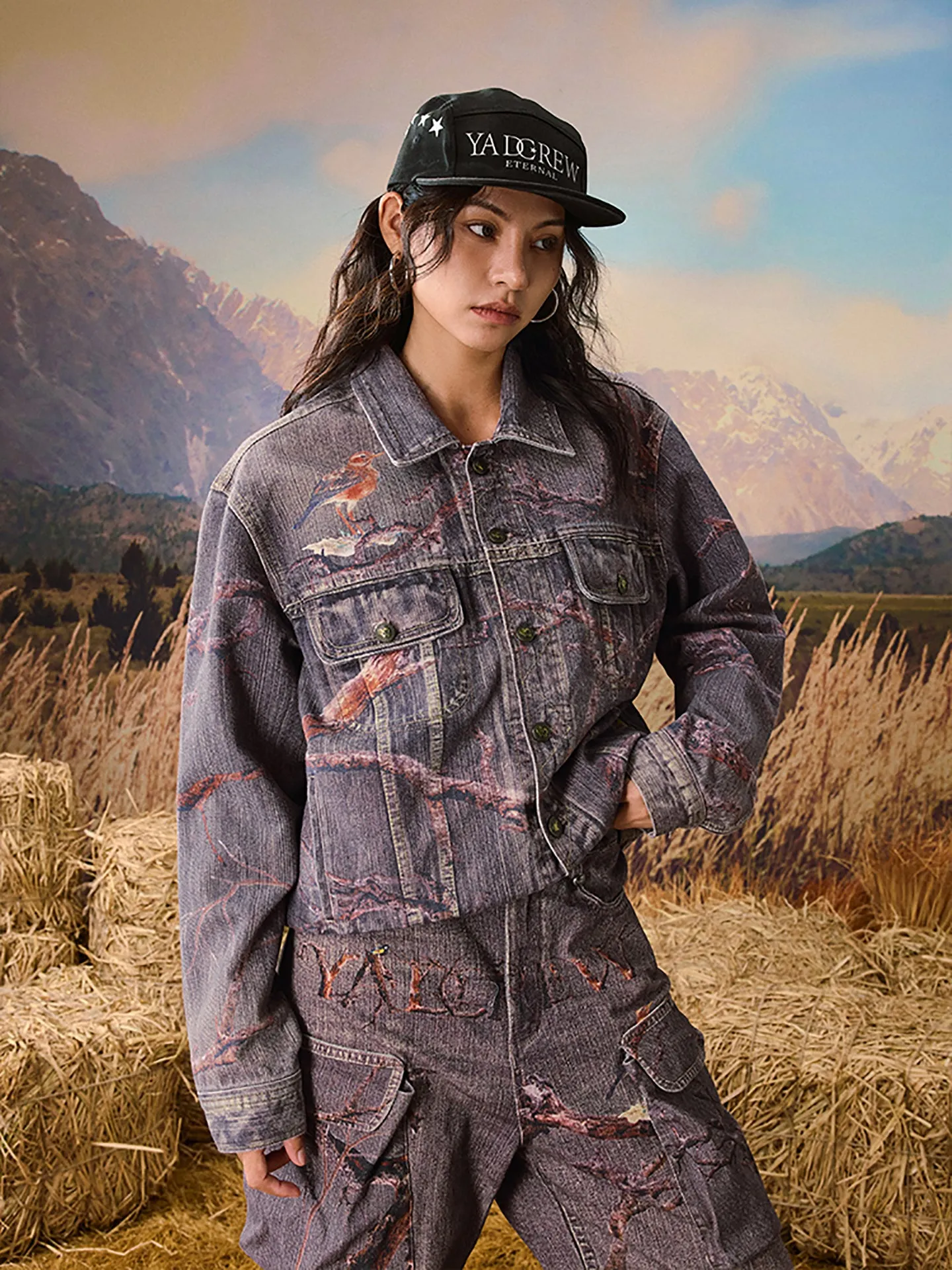 Autumn Forest Denim Jacket
