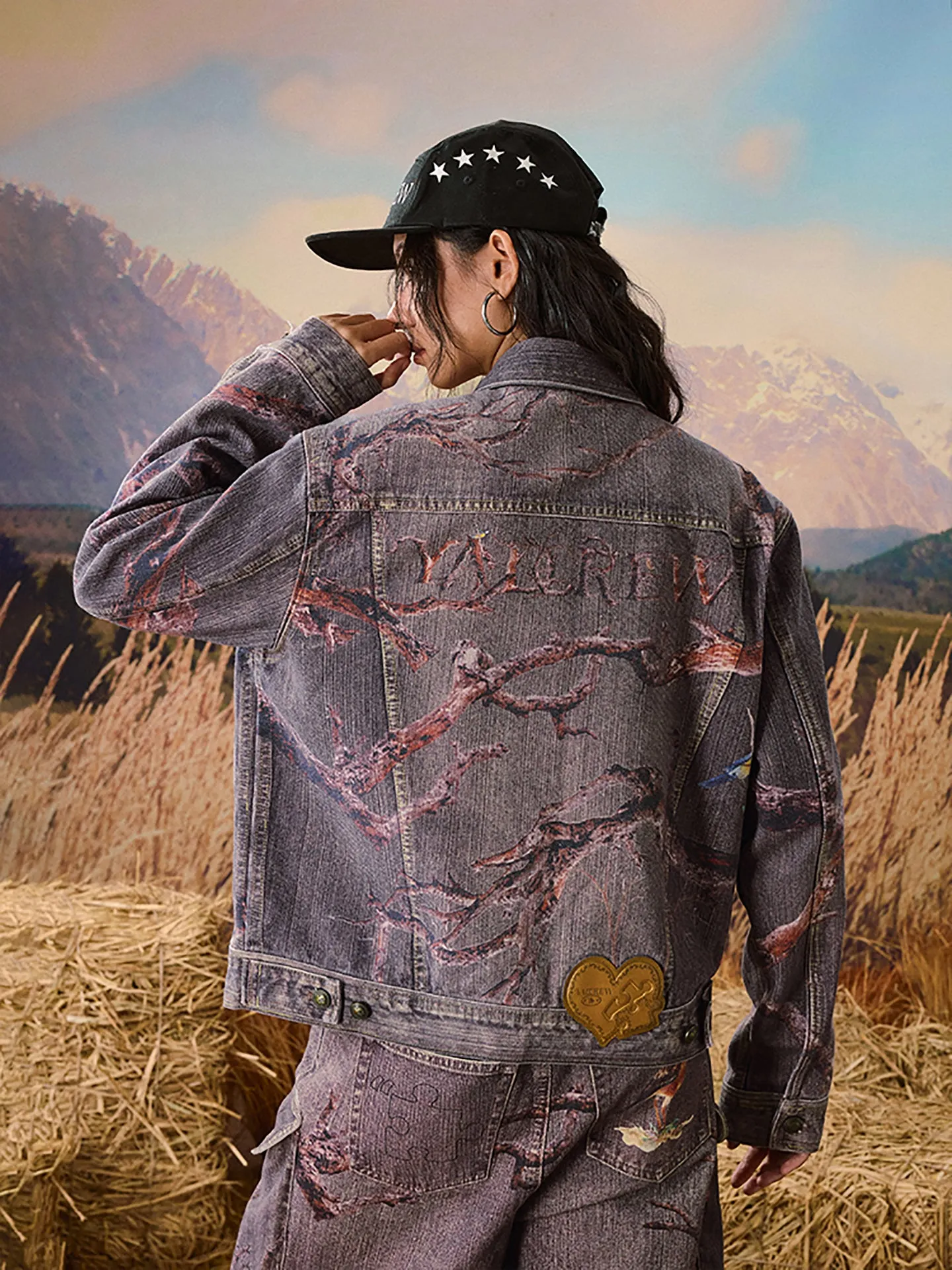 Autumn Forest Denim Jacket