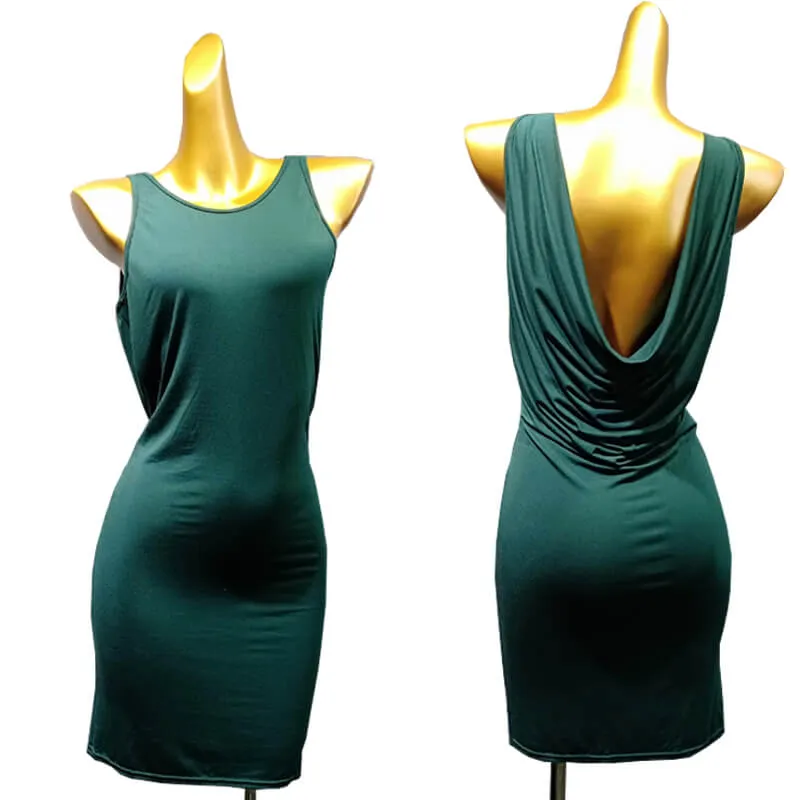 Bodycon Boat Neck Sleeveless Dress