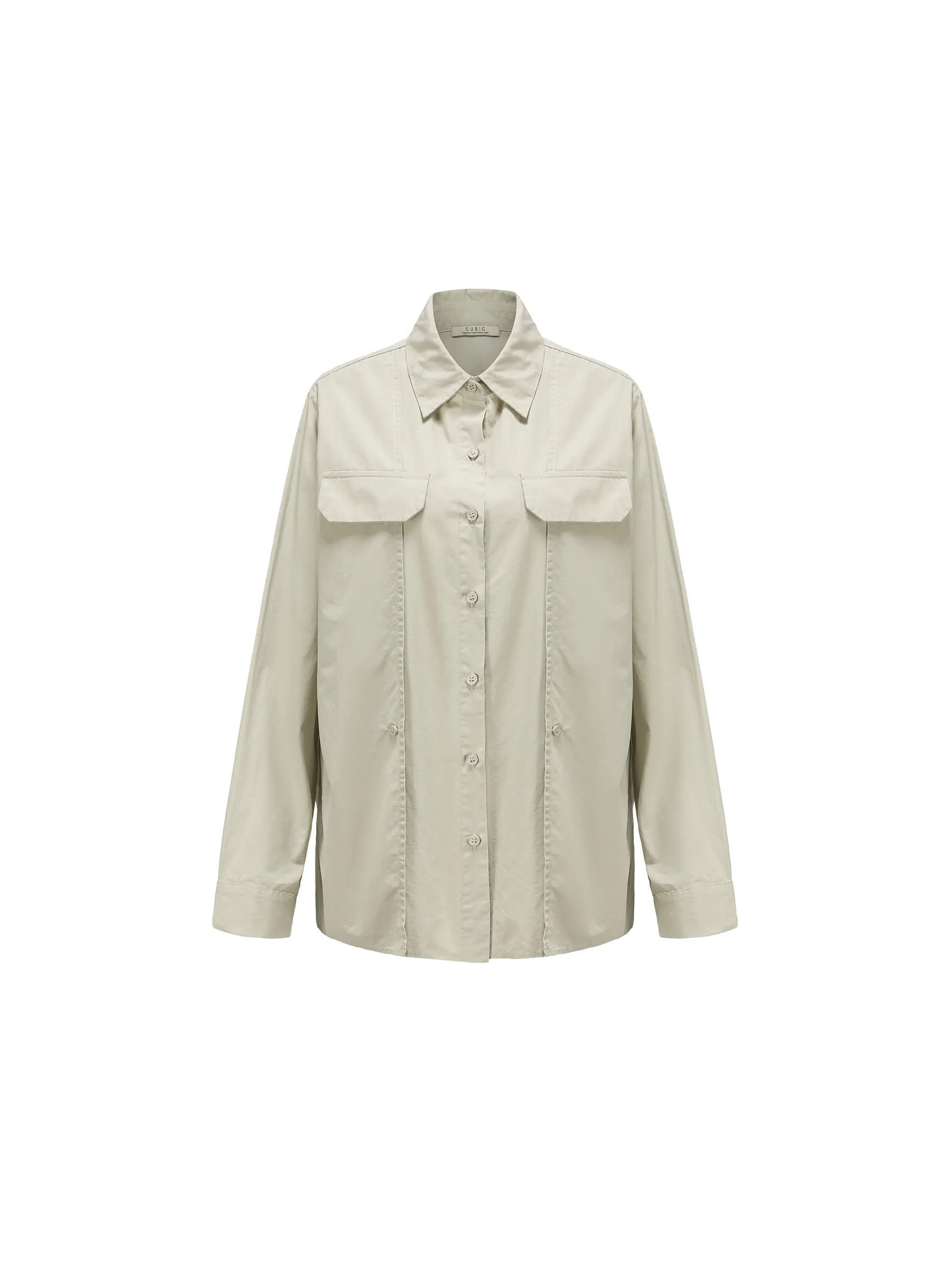 Faux Pocket 100% Cotton Shirt