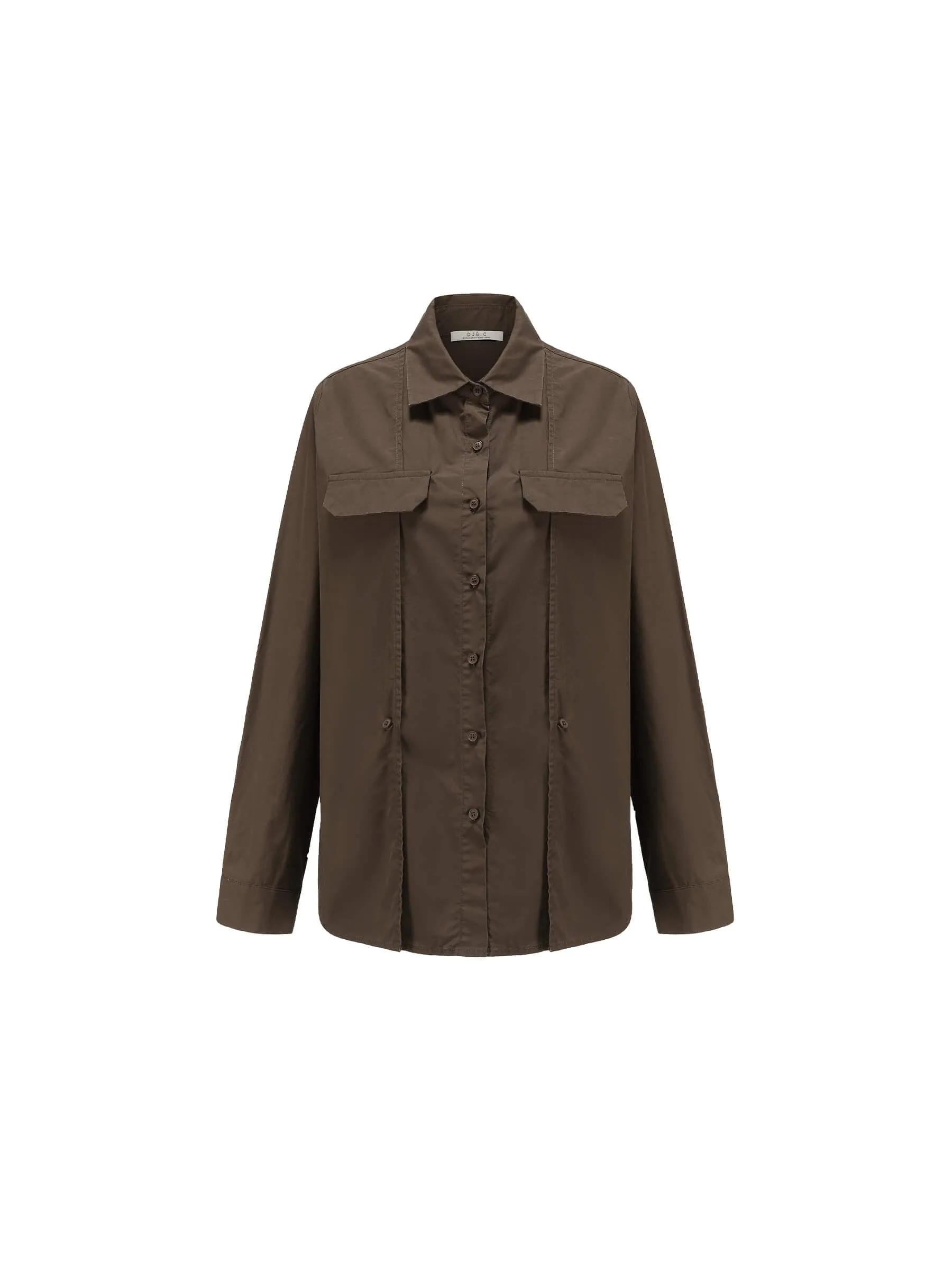 Faux Pocket 100% Cotton Shirt