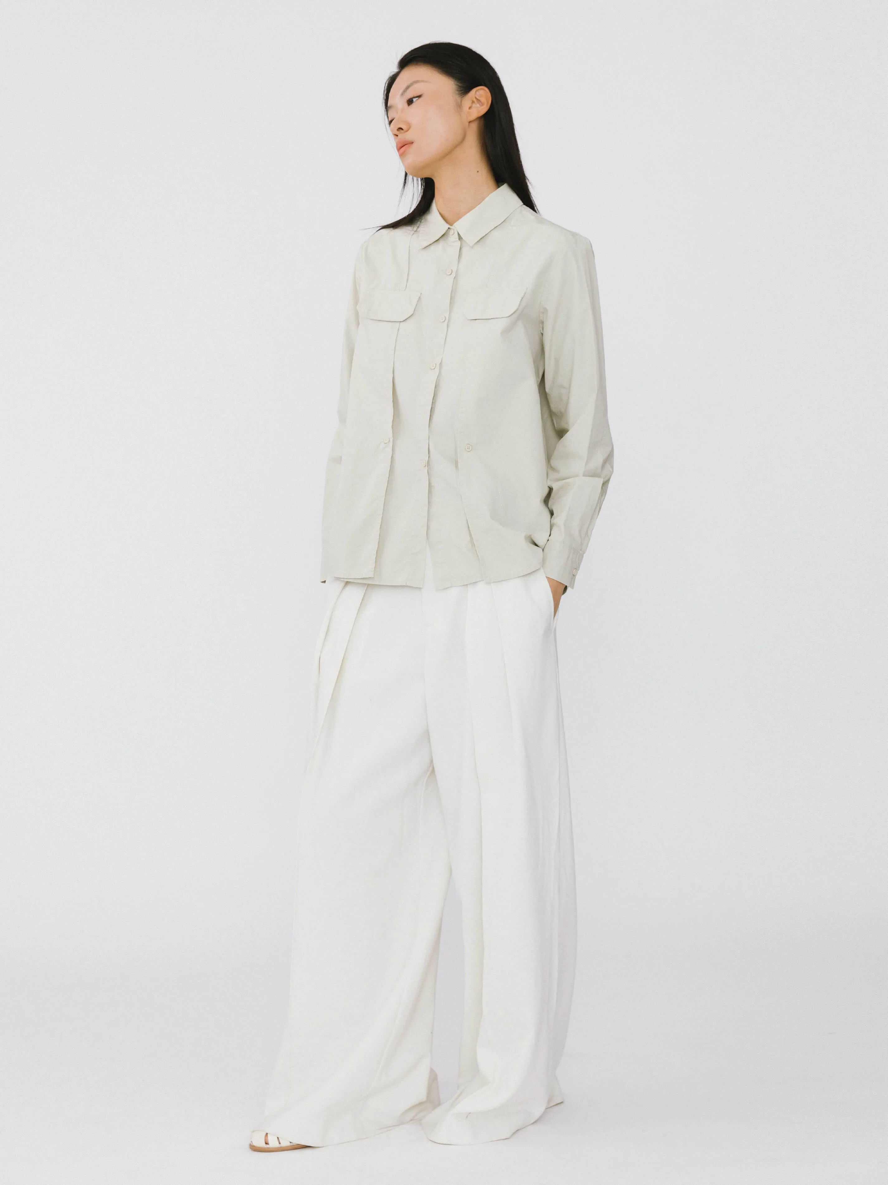 Faux Pocket 100% Cotton Shirt