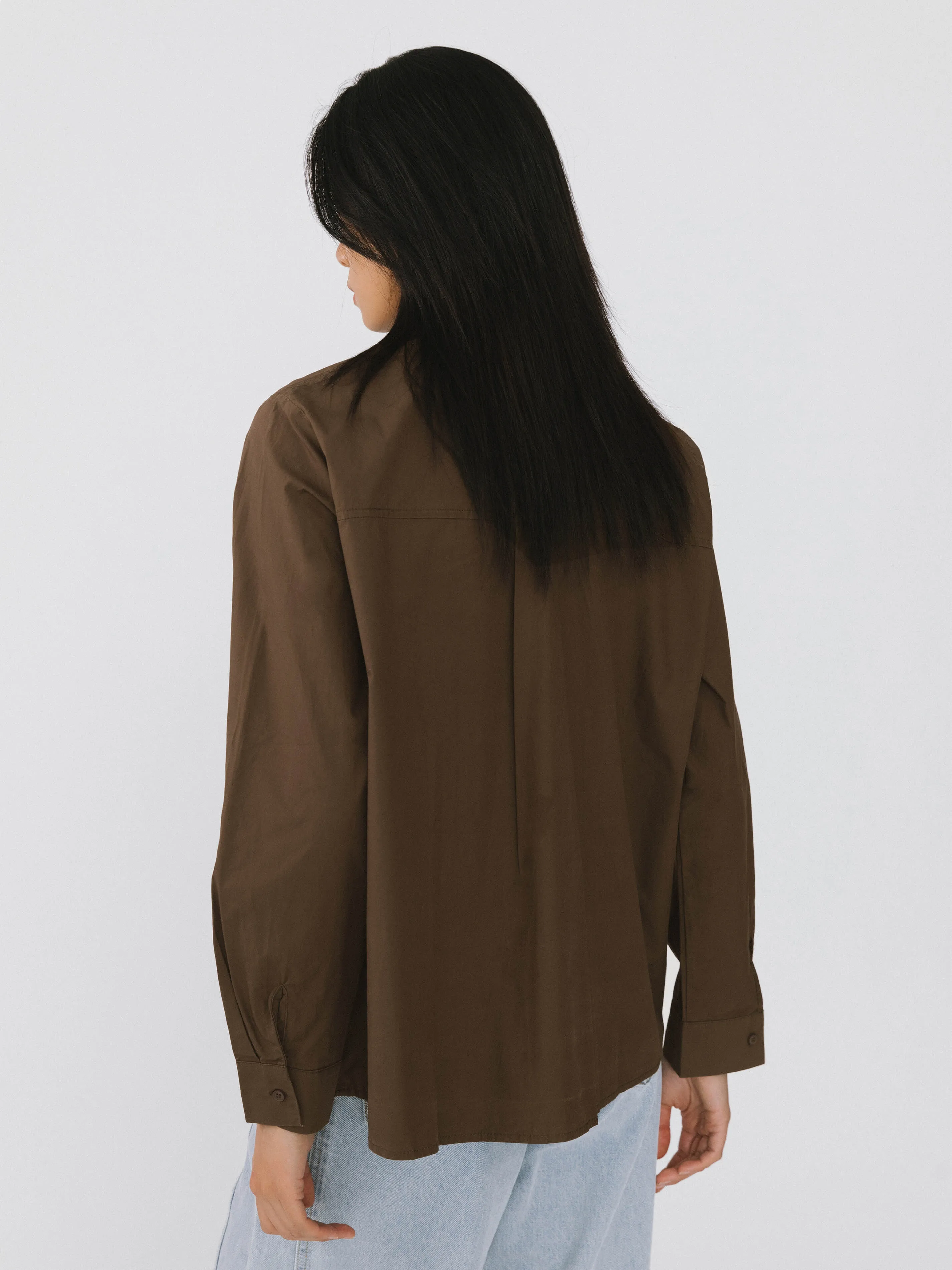 Faux Pocket 100% Cotton Shirt