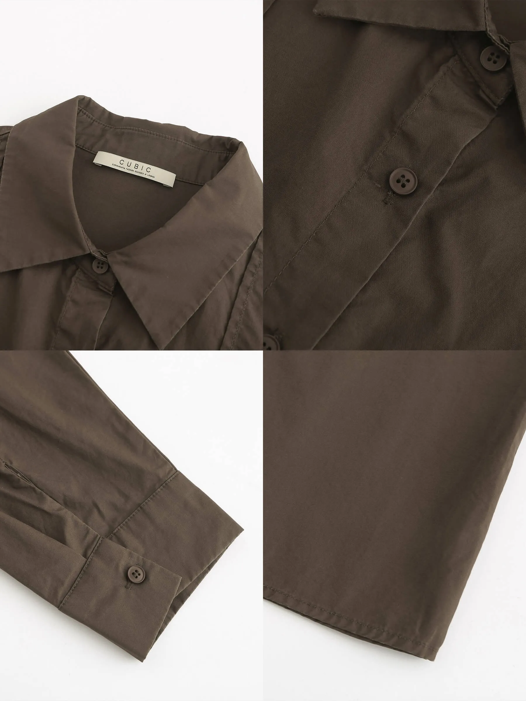 Faux Pocket 100% Cotton Shirt