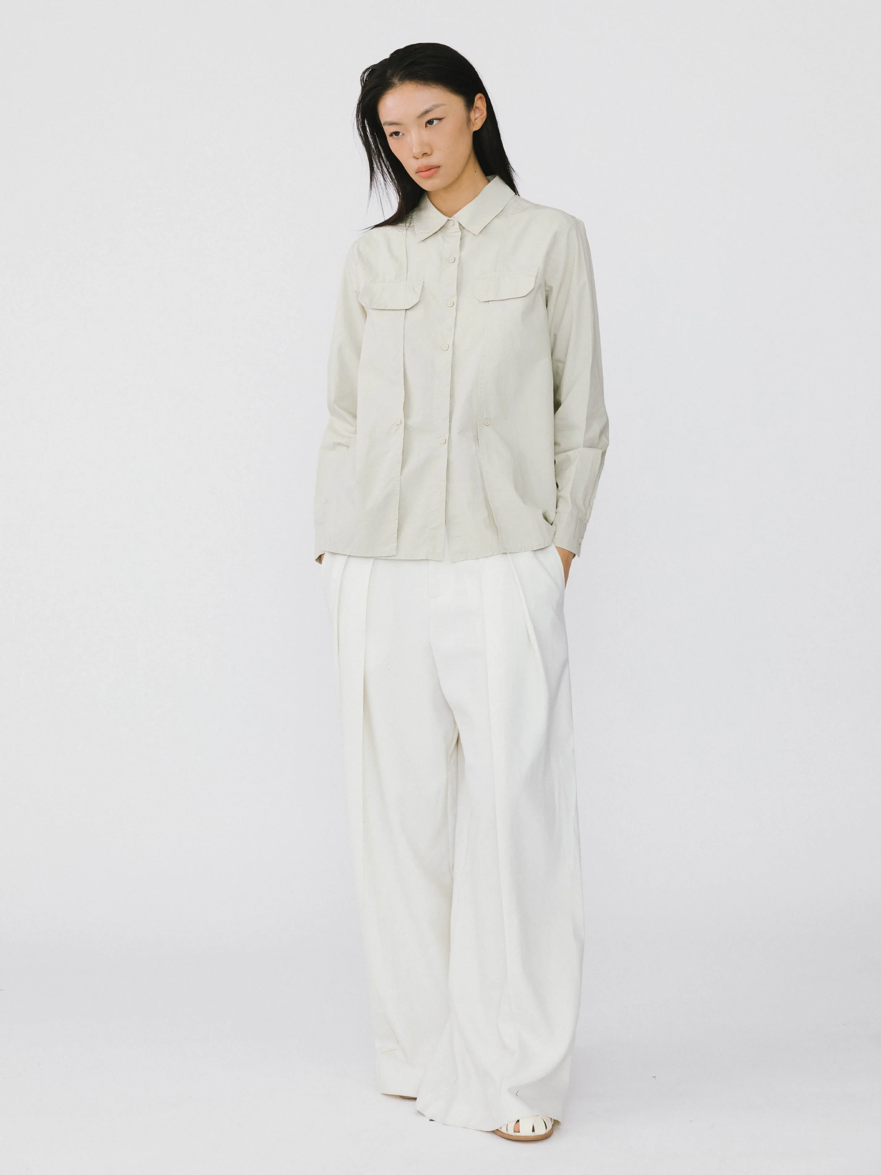 Faux Pocket 100% Cotton Shirt