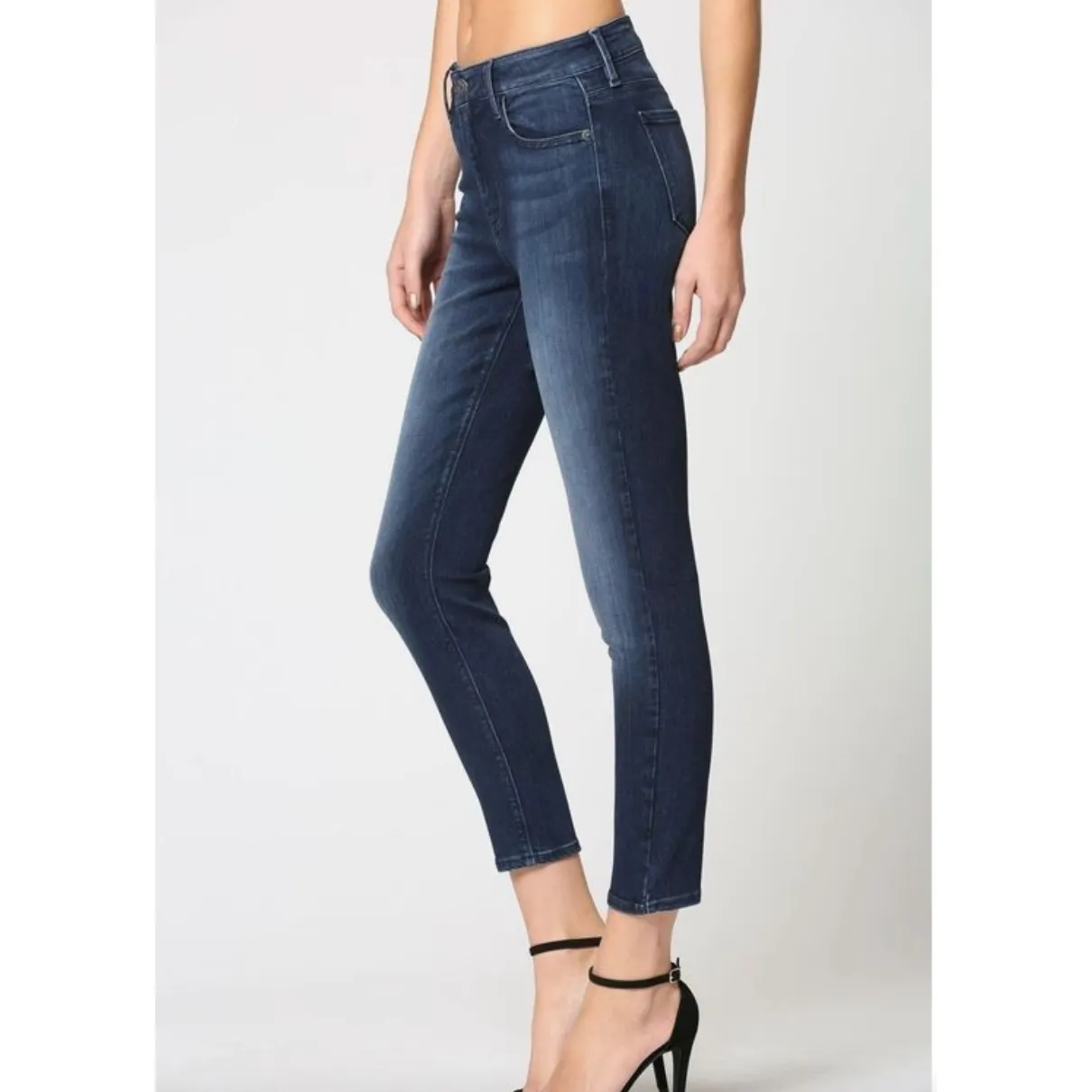 Gina Dark Wash Clean Stretch Skinny Jeans