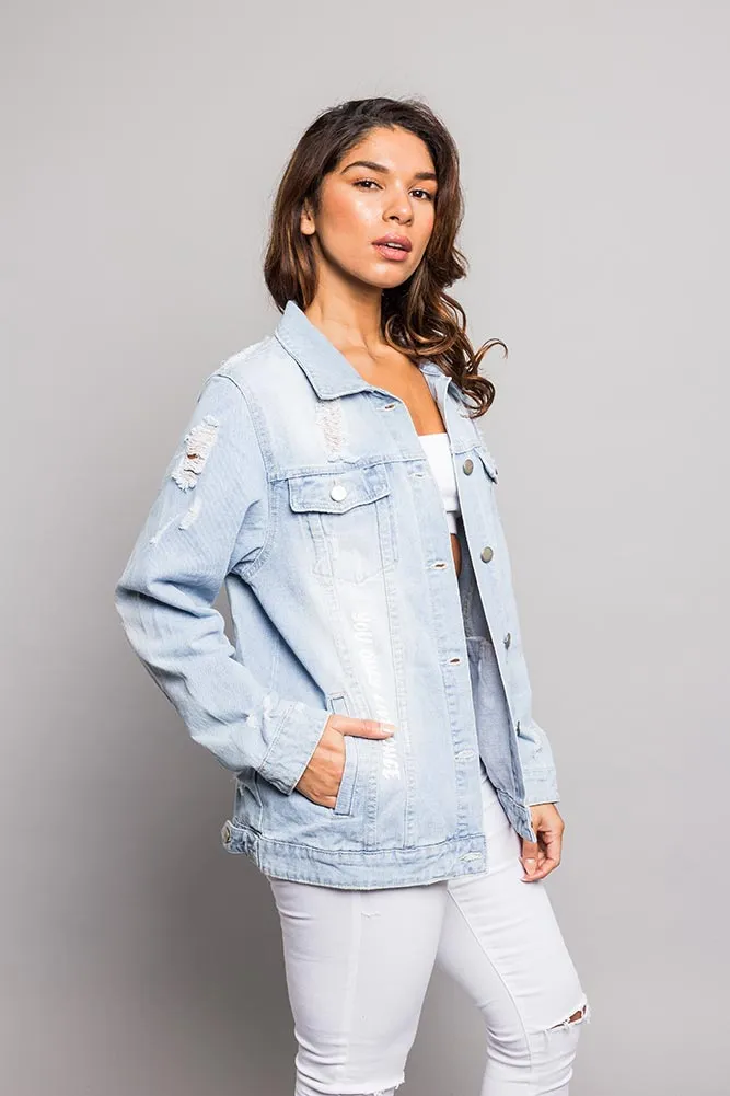 Good Times Savage Tiger Denim Jean Jacket