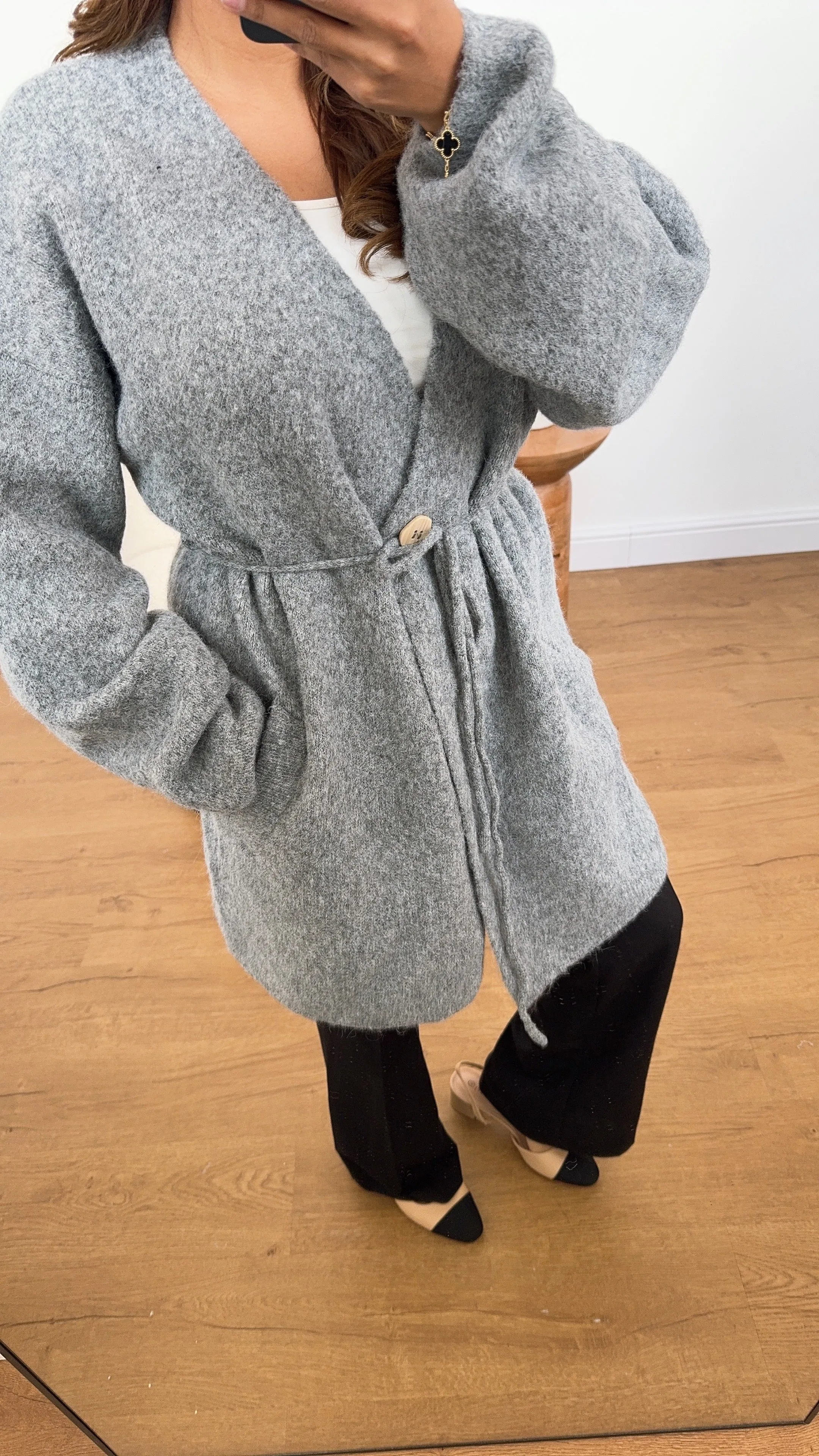 Ruya cardigan in grey