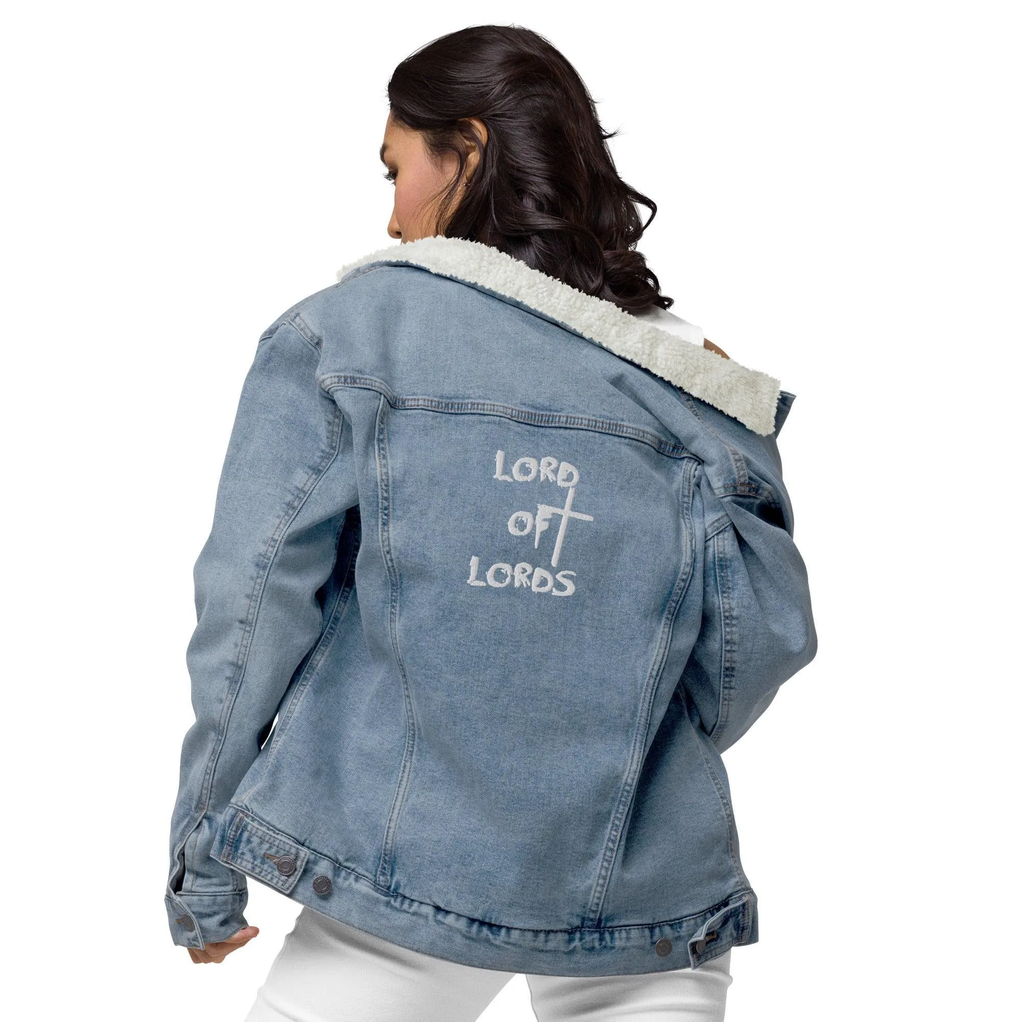 Unisex Denim Sherpa Jacket