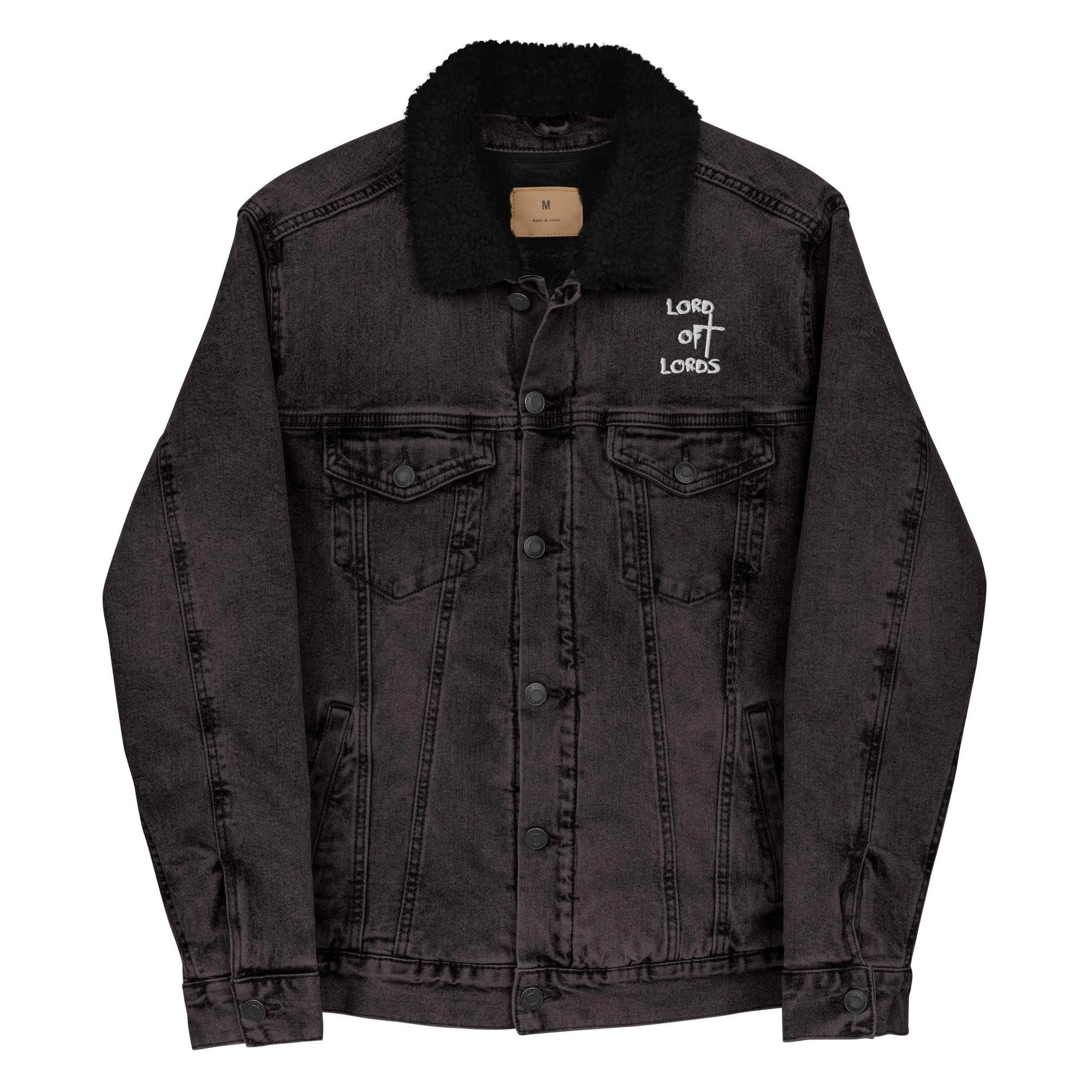 Unisex Denim Sherpa Jacket