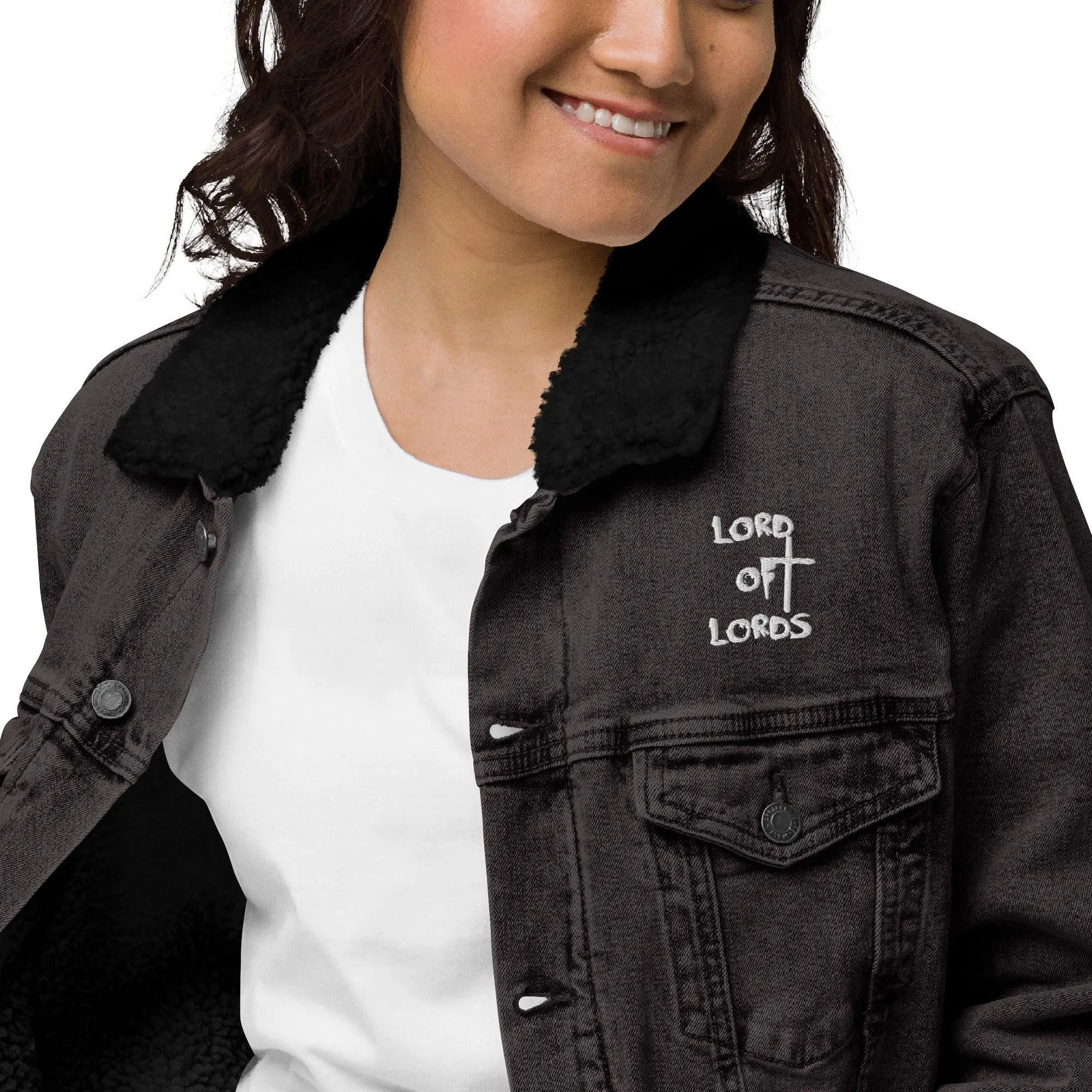 Unisex Denim Sherpa Jacket