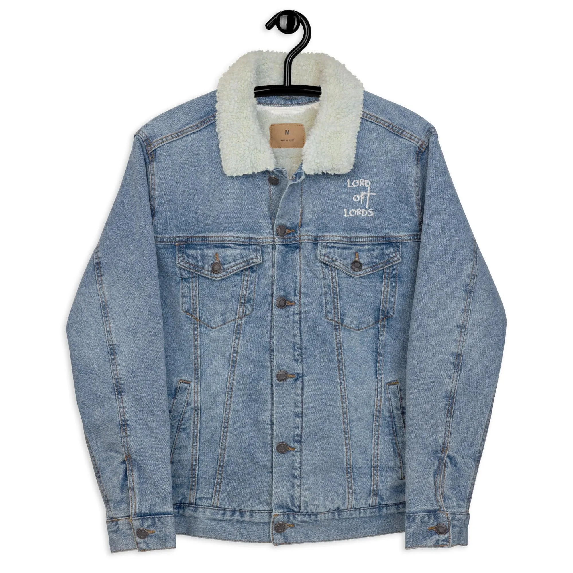 Unisex Denim Sherpa Jacket