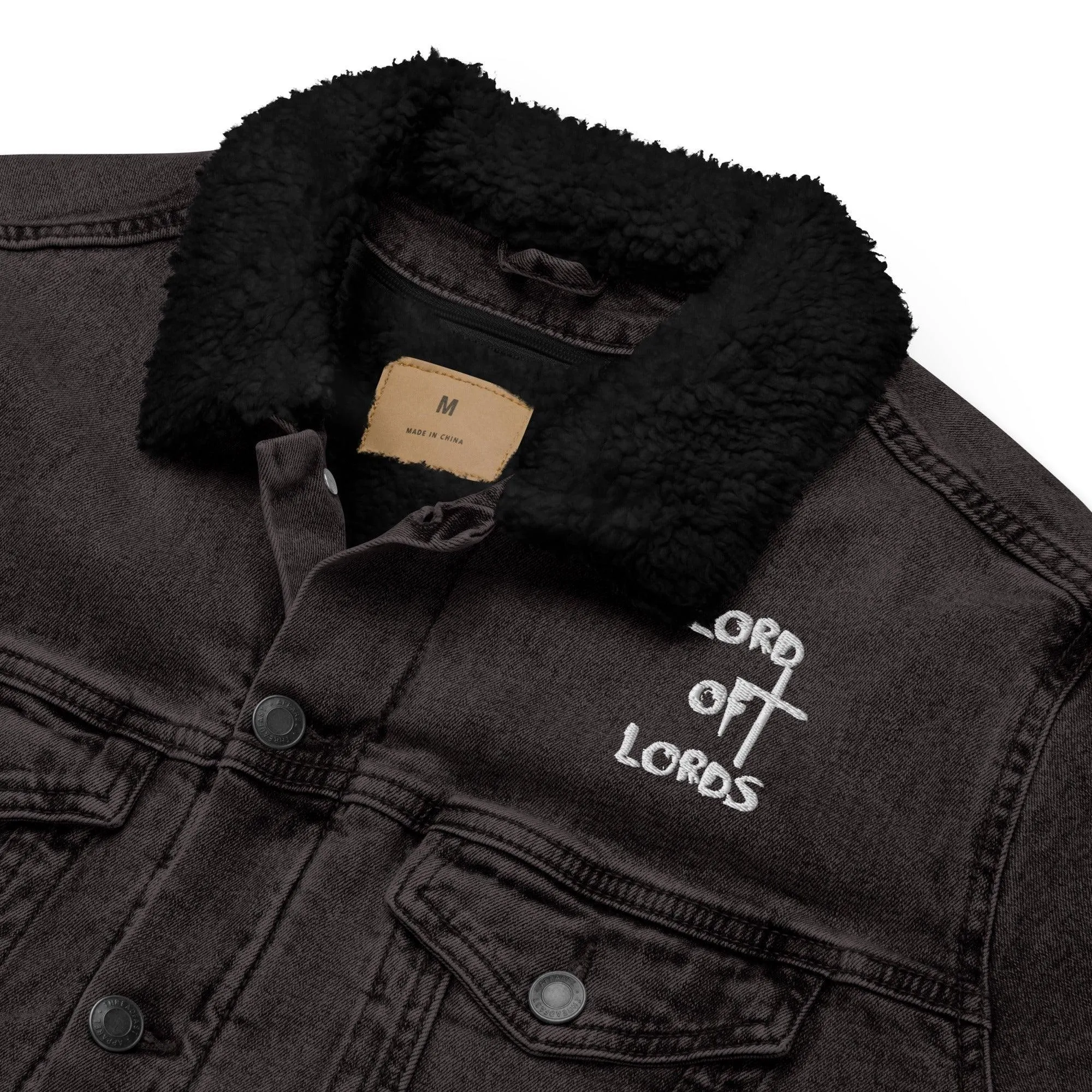 Unisex Denim Sherpa Jacket