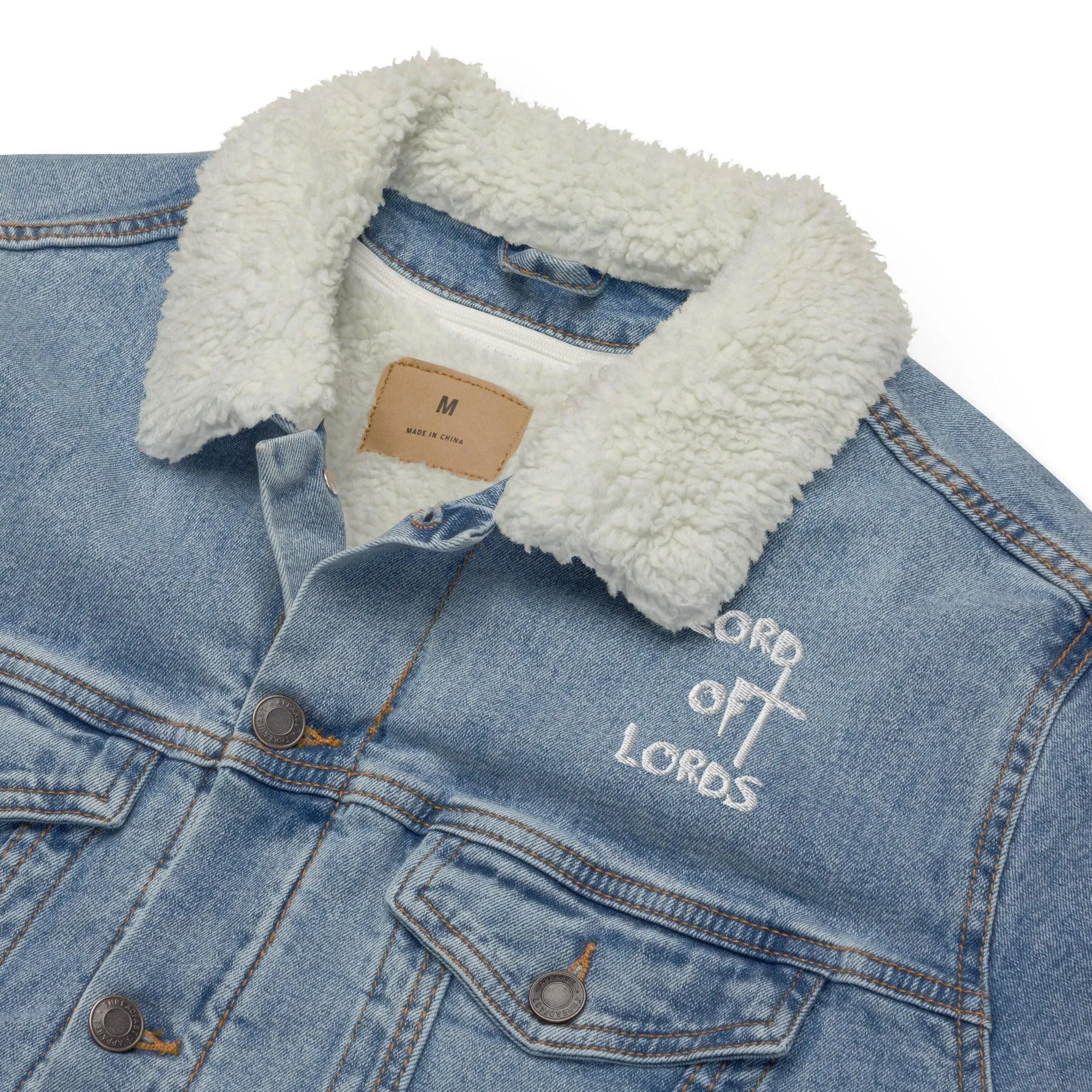 Unisex Denim Sherpa Jacket
