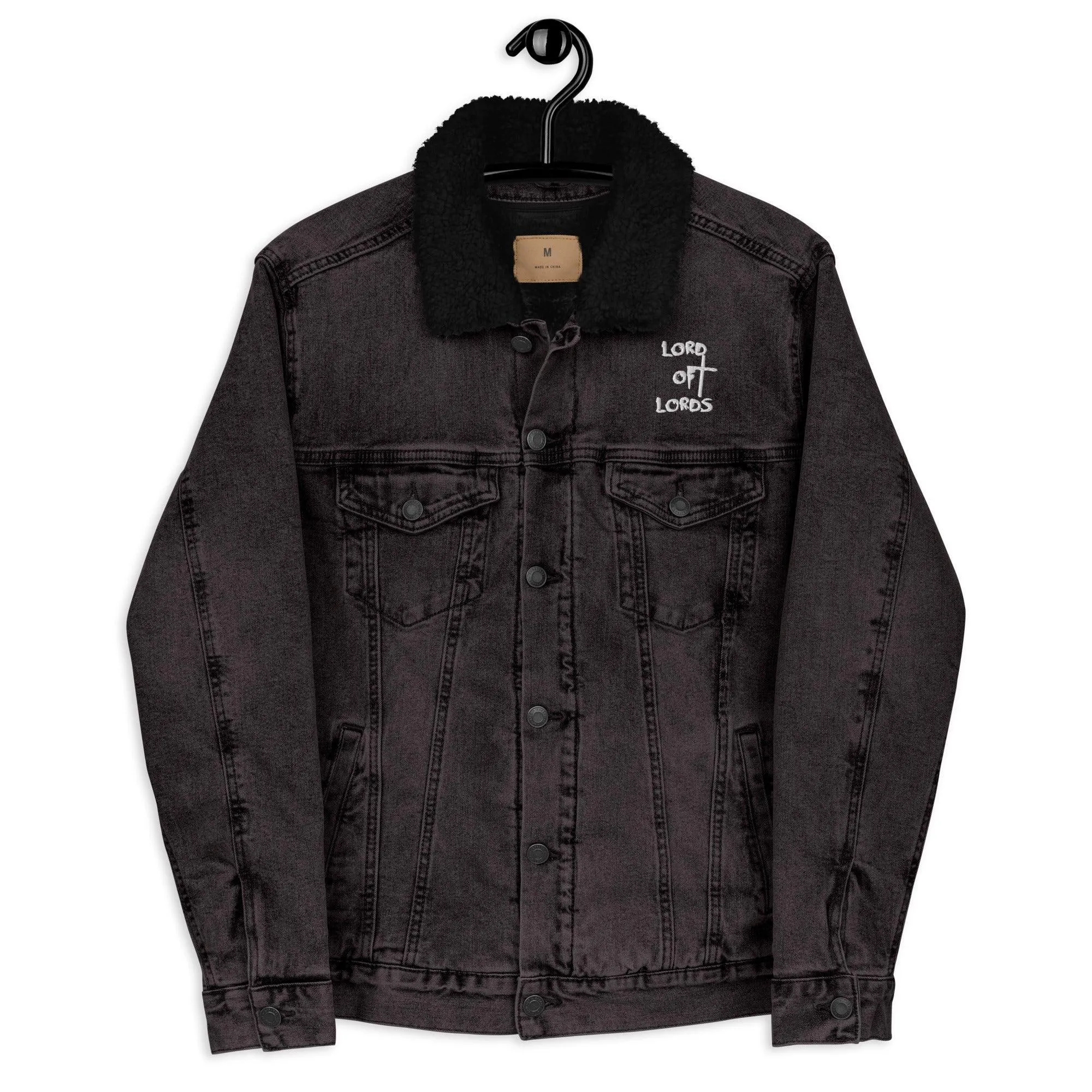 Unisex Denim Sherpa Jacket