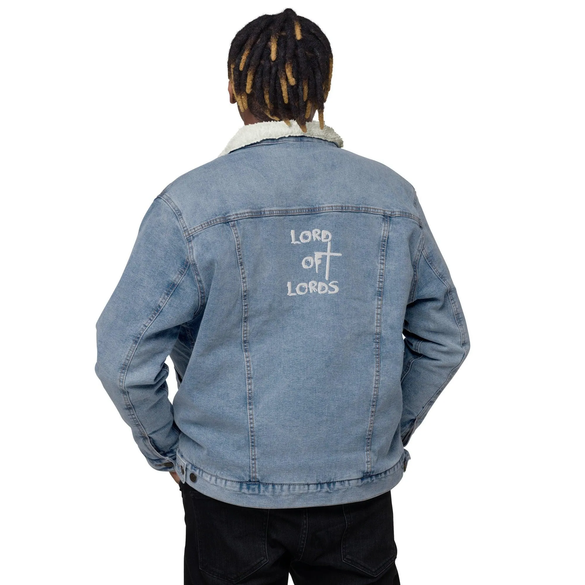 Unisex Denim Sherpa Jacket