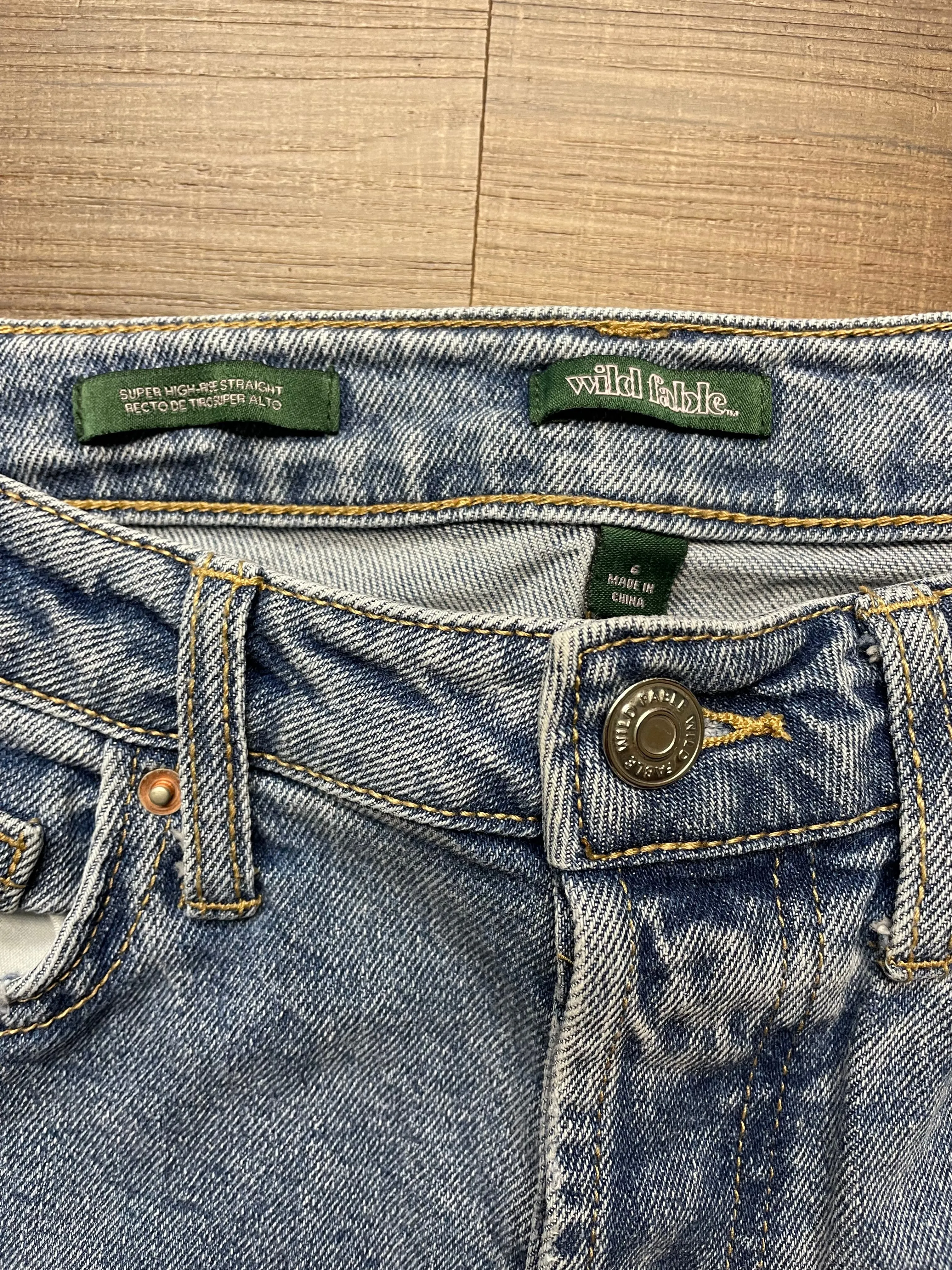 Wild Fable Super High Rise Straight Jeans (6)