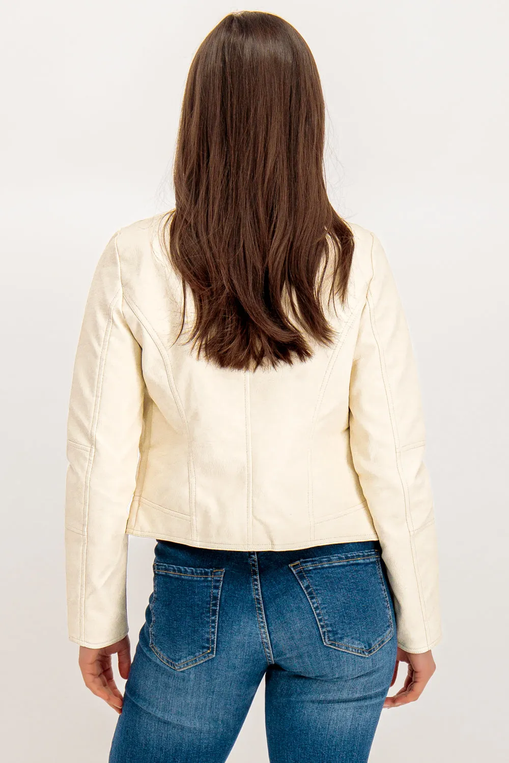 Winner Short Coated Birch Cream Jacket